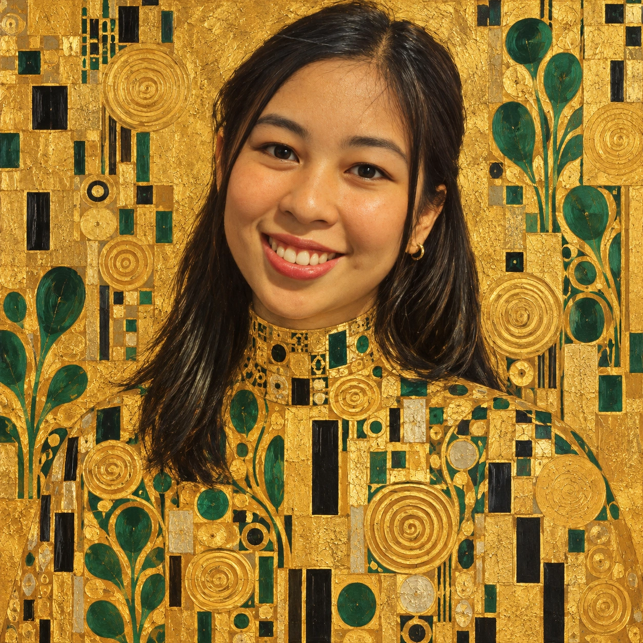 Painted portrait of Clarissa