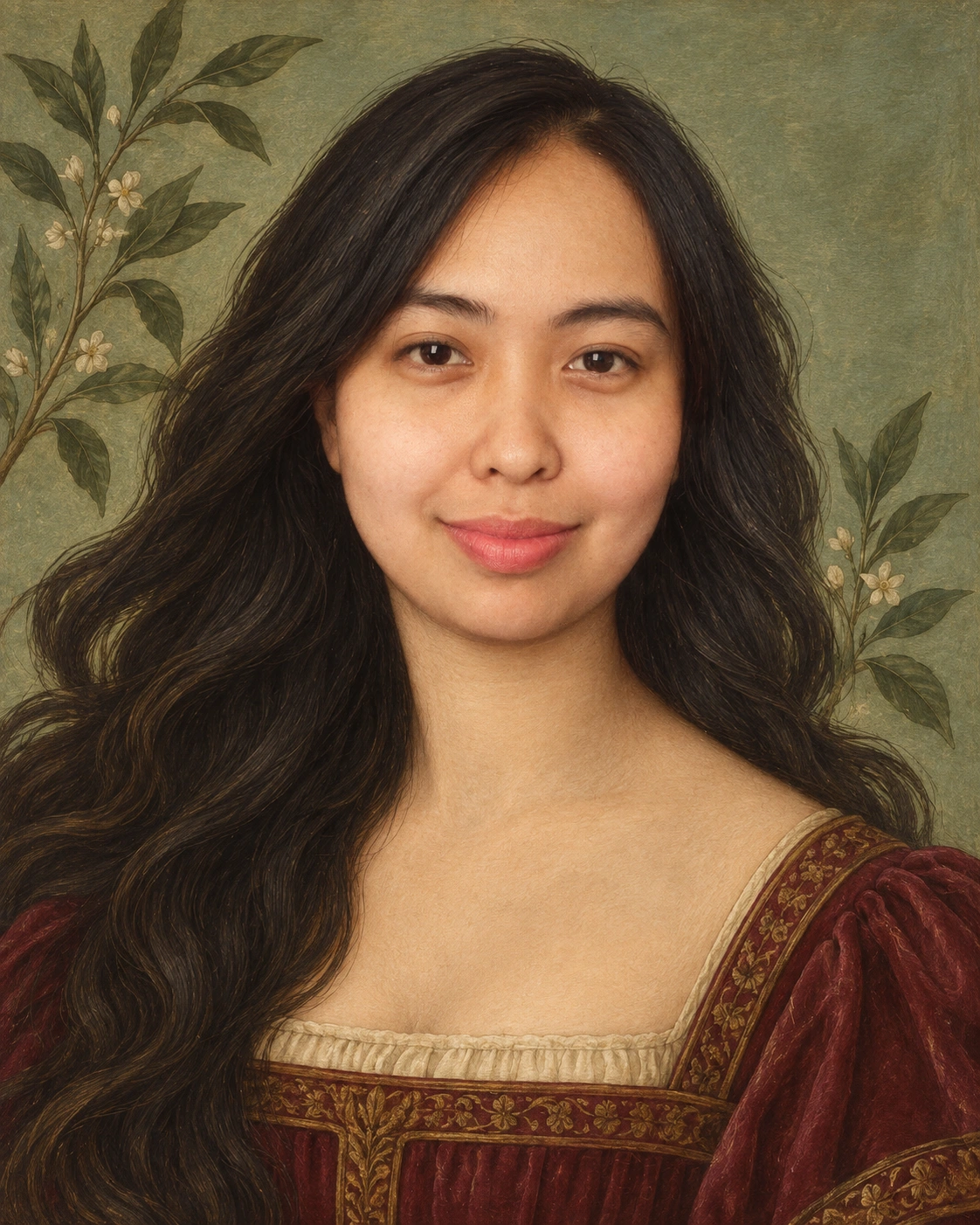 Painted portrait of Susanah